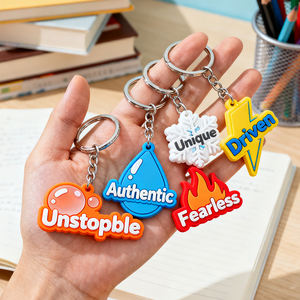 Llavero de Goma Suave con Diseño Personalizado OEM, Servicio Completamente Personalizable desde el Diseño hasta la Producción para Clientes Corporativos - Product Image 2