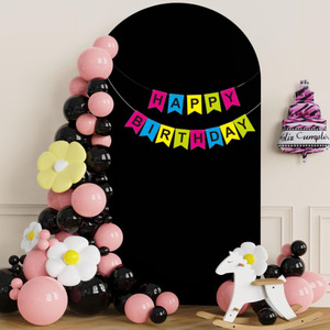 Kit di supporto per arco artistico in ferro flessibile per sfondo semicircolare decorazione per festa di <span class=keywords><strong>compleanno</strong></span> con copertura in tessuto - Product Image 3