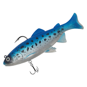 GS Meilleure qualité 18cm 125g Big PVC Artificial Baits T Tail Silicone Bait Soft Wobblers Fishing Lures - Product Image 1