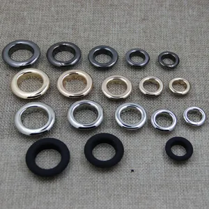 Factory direct high quality round  metal copper grommet eyelets for clothing and shoes