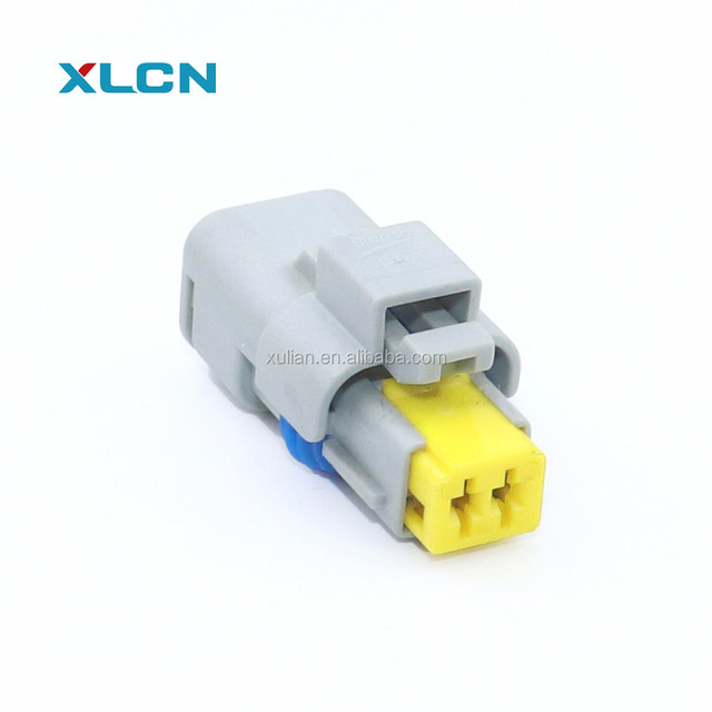 2 Pin Gray Female Waterproof Electric Plug Car Wire Connectors Automotive FCI Connector 211PC022S8049