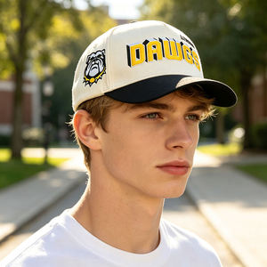 Casquettes de baseball personnalisées de haute qualité, 5 panneaux, plusieurs couleurs, 100% coton épais, avec votre logo - Product Image 6