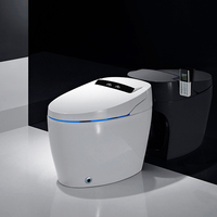 WC intelligent moderne à siphon auto-nettoyant avec capteur électronique, bidet automatique et chasse d'eau intelligente