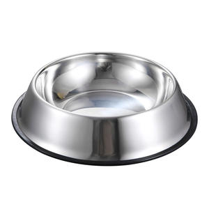 Mangkuk anjing Anti karat, mangkuk anjing Anti selip, mangkuk hewan peliharaan mewah, mangkuk anjing Stainless Steel - Product Image 2