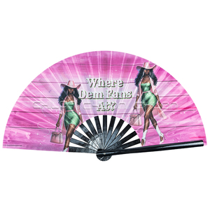13inch số lượng lớn lớn clacking tay fan hâm mộ tre gấp người hâm mộ cầm tay lễ hội Rave da cao bồi khởi động mũ - Product Image 1