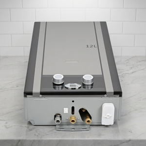 Chauffe-eau à <span class=keywords><strong>gaz</strong></span> de type cheminée de 12 L de qualité supérieure avec contrôle précis du feu et de la température - Product Image 3