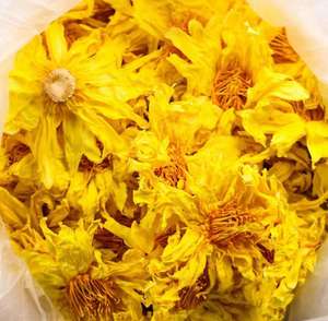 ルーズドライホールブルーロータスフラワーハーブスリーピングティーゴールデンロータスフルフラワーディバイルバッグ - Product Image 3