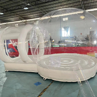 Commercial géant PVC bulle maison gonflable saut château enfants pas cher jouer balle piscine gratuit mer expédition sac Kits de réparation inclus