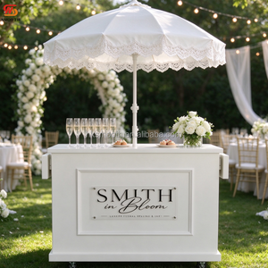 Chariot de Vente Mobile Personnalisé de Haute Qualité SMOOTH Rouge pour Mariages et Anniversaires - Product Image 1