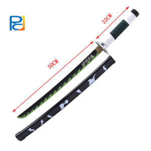 ดาบสังหารปีศาจทำจากไม้ไผ่โบราณของแท้ดาบพิฆาตอสูรอะนิเมะ Katana <span class=keywords><strong>shinazugawa</strong></span> sanemi <span class=keywords><strong>genya</strong></span> Katana - Product Image 2