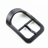 Fournisseur d'usine – Boucles de ceinture pas chères en alliage de zinc noir 35 mm MX MX-711, conception OEM, logo gravé au laser/à la chaleur, clip central personnalisé