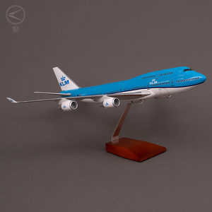 <span class=keywords><strong>Boeing</strong></span>-avión artesanal de 47cm, Avión de regalo de negocios, estiloso, <span class=keywords><strong>747</strong></span>-<span class=keywords><strong>400</strong></span> KLM, líneas aéreas, ABS 1/150 - Product Image 4