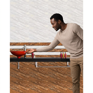 Carrelage mural numérique brillant imprimé 300x450mm, carrelage mural pressé à sec 30x45cm, céramique brillante colorée pour les distributeurs en gros, carrelage de sol en PVC - Product Image 6