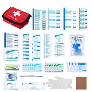 Ori-power Portable Red Mini Sports First Aid Kit Bag Medical Emergency Bag for Outdoor Walking <strong>Hiking</strong> Car Travel <strong>Gift</strong> - Product Image 2