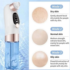 Removedor eléctrico de puntos negros con función hidratante para limpieza facial y cuidado de los poros, recargable por USB - Product Image 2