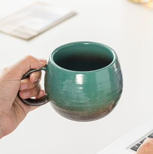 Factory Directly Sell Custom Matte Eco-friendly Minimalist <b>Ceramic</b> <b>Mug</b> Hot-Selling Retro Kiln Glazed Dishwasher Microwave Cup - Product Image 4