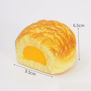 Juguetes Blandos de Simulación de Pan Tostado y <span class=keywords><strong>Donuts</strong></span>, de Rebote Lento, Antiestrés, para Niños y Adultos, Decoración de Escritorio - Product Image 6