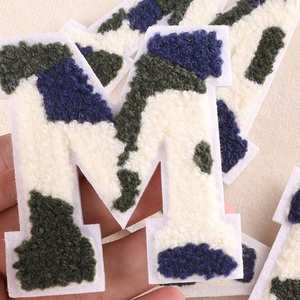 Miếng Vá Vải Chenille Một Chữ 7Cm Mẫu Ngụy Trang Thời Trang Tùy Chỉnh Thiết Kế Bảng Chữ Cái Cho Túi Mũ Quần Áo - Product Image 1