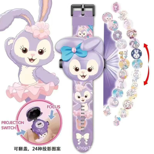 Montre électronique lumineuse Kuromi Spider-Man avec projecteur numérique pour enfants, montre à bracelet avec 24 images d'anime - Product Image 1