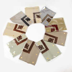 Bufanda árabe para hombre bordado <span class=keywords><strong>Lotus</strong></span> Yemeni Shemagh bufanda chal islámico masculino bufanda azteca musulmán Homme Hijab hombre turbante - Product Image 2