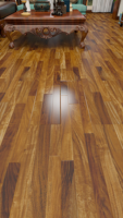 Plancher stratifié résistant à l'usure imperméable de serrure de clic plancher de salon plancher stratifié de 8mm