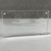 Boîte de présentation d'argent en acrylique, étui de rangement pour billets de banque