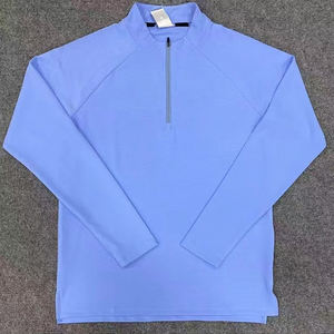 Nouvelle veste de sport fitness demi-zip à manches longues respirante et réfléchissante pour la course et l'entraînement de basketball en polyester - Product Image 4