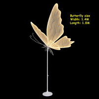 Accessoires de photomaton, ailes de papillon LED, éclairage PAR pour mariage, spectacle sur scène, DJ, fête, lumières PAR
