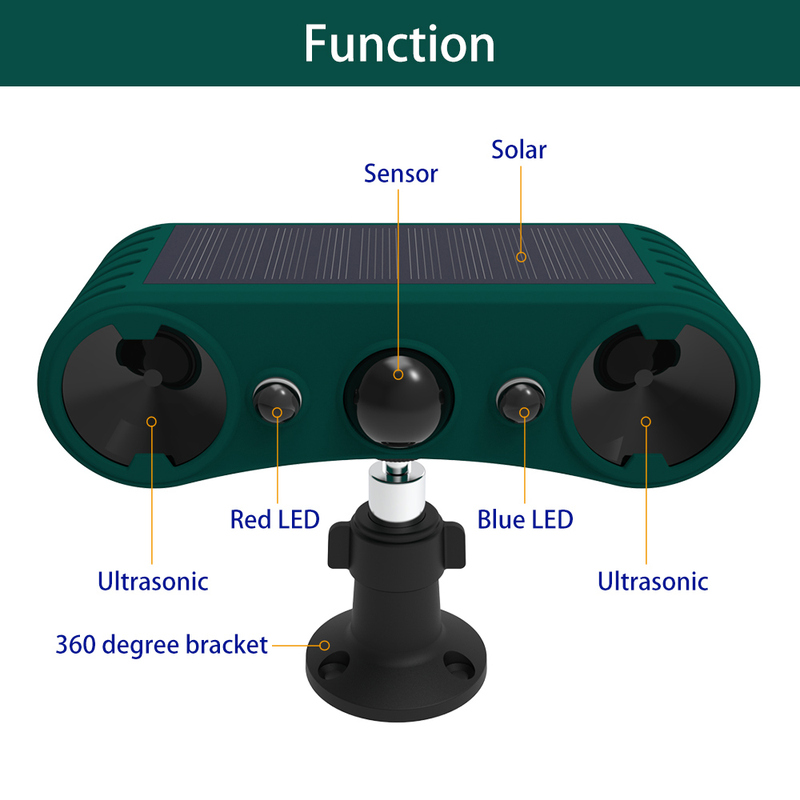 Pet Training Solar Alarm Outdoor Animal