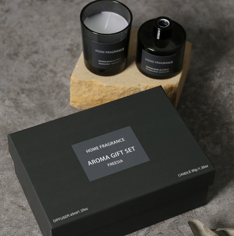 (Noir) Basilic de citron vert et mandarine