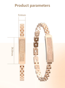 Moniteur de sommeil Rohs sans écran Bracelets intelligents de Sport étanches Montre intelligente Bracelet intelligent sans écran sans écran pour dames - Product Image 5