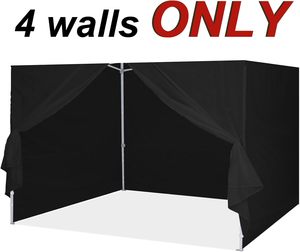 10x10 pop-up canopy sidewall Kit màu đen lớp duy nhất với <span class=keywords><strong>3</strong></span> sidewalls & 1 khung cửa và TOP loại trừ - Product Image 3