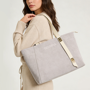 Sac fourre-tout tendance pour femme, grand sac à bandoulière en daim, grande capacité, sac à main décontracté pour le quotidien et le travail - Product Image 5