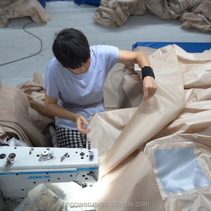 工場直販格安 大型8平方メートル ポータブル屋外キャンプ用防水420Dオックスフォード生地PVCエアコラム四季対応ファミリーテント - Product Image 5