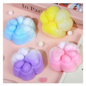 Pelota Antiestrés Personalizada con Forma de Pata de Gato, Kawaii, Material TPR Suave, Textura Mochi de Ascenso Lento, para Pedidos al por Mayor, Edades 5-7 Años - Product Image 4