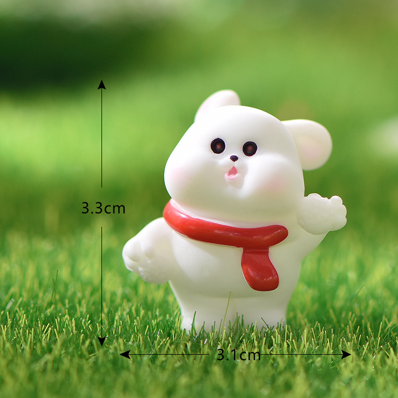 หมายเลข6สโนว์บอลกระต่ายสีแดง