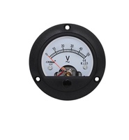 Pantalla de puntero de medidor de voltaje de CA, AC5V, 10V, 15V, AC20V, AC25V, AC30V, AC50V, AC100V, AC150V, AC200V, 65,5mm de diámetro