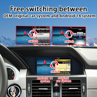 Lecteur multimédia automobile Android Qualcomm 6225 pour Mercedes Benz GLK X204 2008-2015, navigation GPS, CarPlay sans fil, autoradio