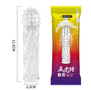 Préservatif piercing pénis pénétration nue <span class=keywords><strong>ultra</strong></span>-mince accessoire sexuel masculin longue durée - Product Image 4