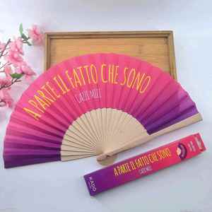 Customized Personalized logo Black Large Factory Wholesale Customized Printing Folding Decorative Bamboo <b>Fan</b> - Product Image 2