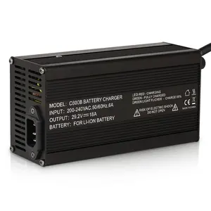 87.6v şarj cihazı 24s 72v 6a lifepo4 pil şarj cihazı LFP kurşun-asit 24 volt kurşun asit pil şarj cihazı