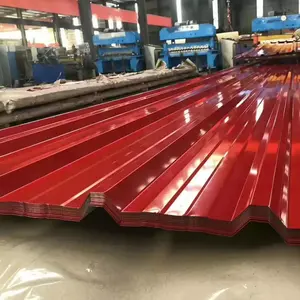 Pre Coated Color Roof Metal Building Materials Galvanized Corrugated Metal Roof Panel