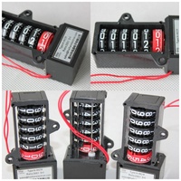 Compteur de moteur pas à pas E-POWER, rapport 200:1, 5+1 chiffres, fils de connexion pour compteur électronique triphasé Inde (Modèle H-MC19)