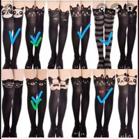 Collants fins d'été pour femme, motif chat de dessin animé, patchwork velours et soie, antibactériens, avec bande haute, Elisha Light Leg