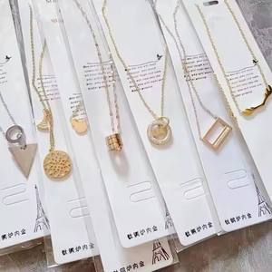 Venta al por mayor de joyería de moda de las mujeres collar de acero inoxidable barato de circón mixto carta collar de animales - Product Image 4