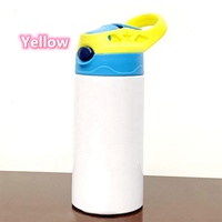 Vaso Térmico de Acero Inoxidable para Bebés SAIMENG con Asa de Color, Capacidad de 350 ml, Aislamiento Térmico de 6 a 12 Horas, Ecológico