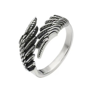 <span class=keywords><strong>Anillo</strong></span> Vintage Ajustable con Pluma <span class=keywords><strong>de</strong></span> Ala <span class=keywords><strong>de</strong></span> Ángel, Moderno para Boda <span class=keywords><strong>o</strong></span> Fiesta para Hombre y Mujer - Product Image 1