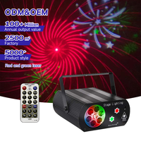 Projecteur Laser Rouge Vert Bleu à Commande Vocale en Alliage d'Aluminium Motif Flocon de Neige 100V 240V pour Fêtes DJ Disco KTV Bar Scène - Vente en Gros
