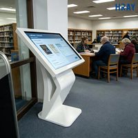 HRAY Machine de recherche en forme de K de 49 pouces pour la récupération et la localisation de livres de bibliothèque, avec prise en charge de la recherche autonome, OEM ODM
