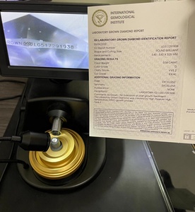 Groothandel Ring Lab Grown Marquis Diamant CVD HTHP Diamant IGI Klasse Ring 18kt Massief Goud Echt Diamanten Verlovingsringen - Product Image 5